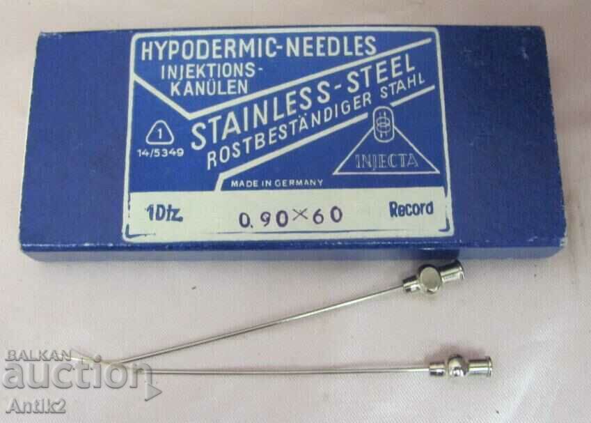WWII Medical Needles INJECTA Germany - 5 WWII Medical Needles INJECTA Germany - 5