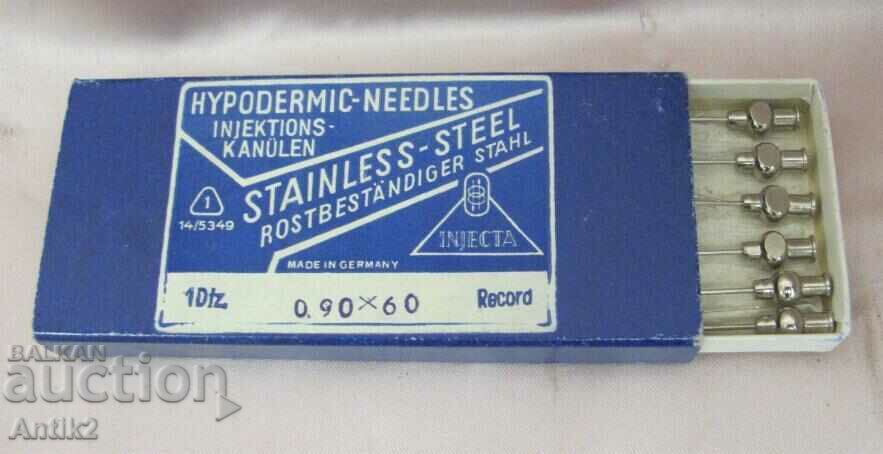 WWII Medical Needles INJECTA Germany