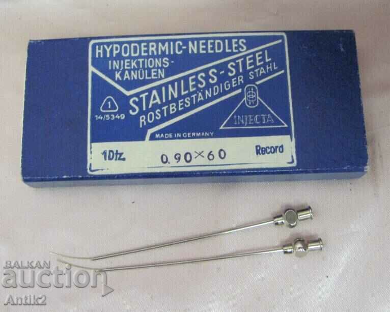 Auction WWII Medical Needles INJECTA Germany Auction WWII Medical Needles INJECTA Germany