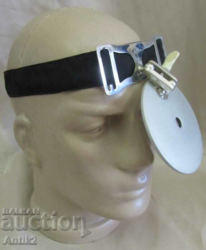 Reflector pentru oglindă medicală cu cap șurub