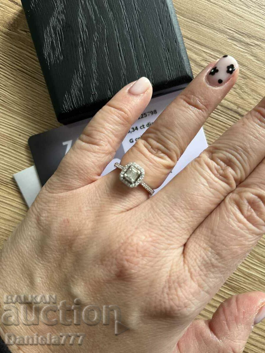 Engagement diamond ring Zen Diamonds