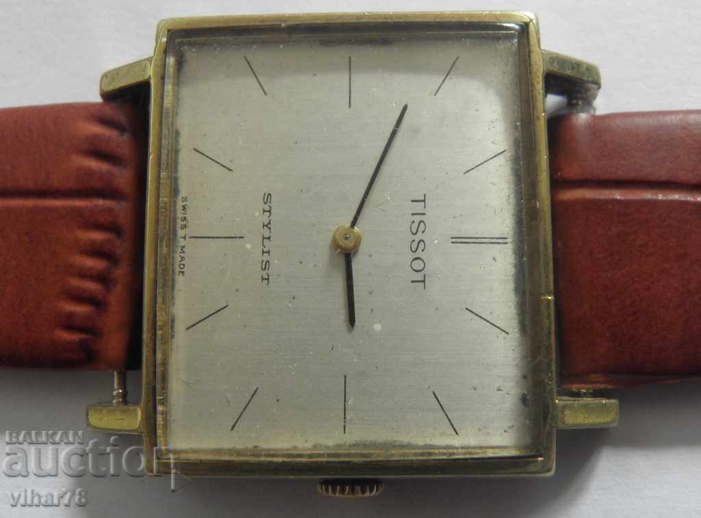 Auction TISSOT GOLD MEN'S WATCH-20 MICRON Auction TISSOT GOLD MEN'S WATCH-20 MICRON