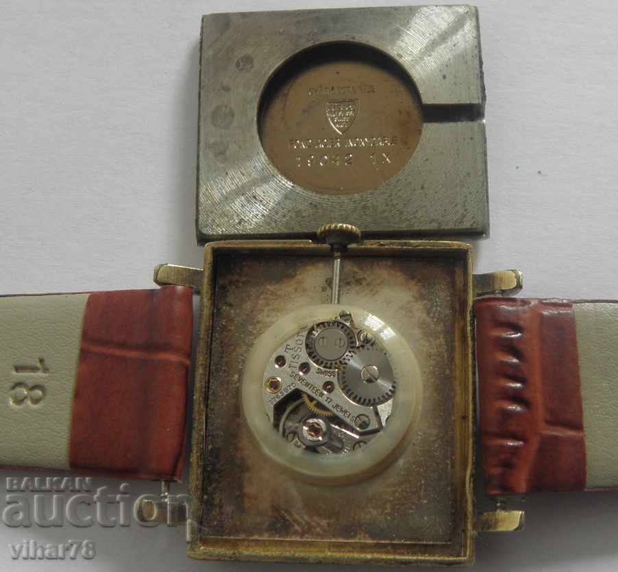 TISSOT GOLD MEN'S WATCH-20 MICRON - 6 TISSOT GOLD MEN'S WATCH-20 MICRON - 6