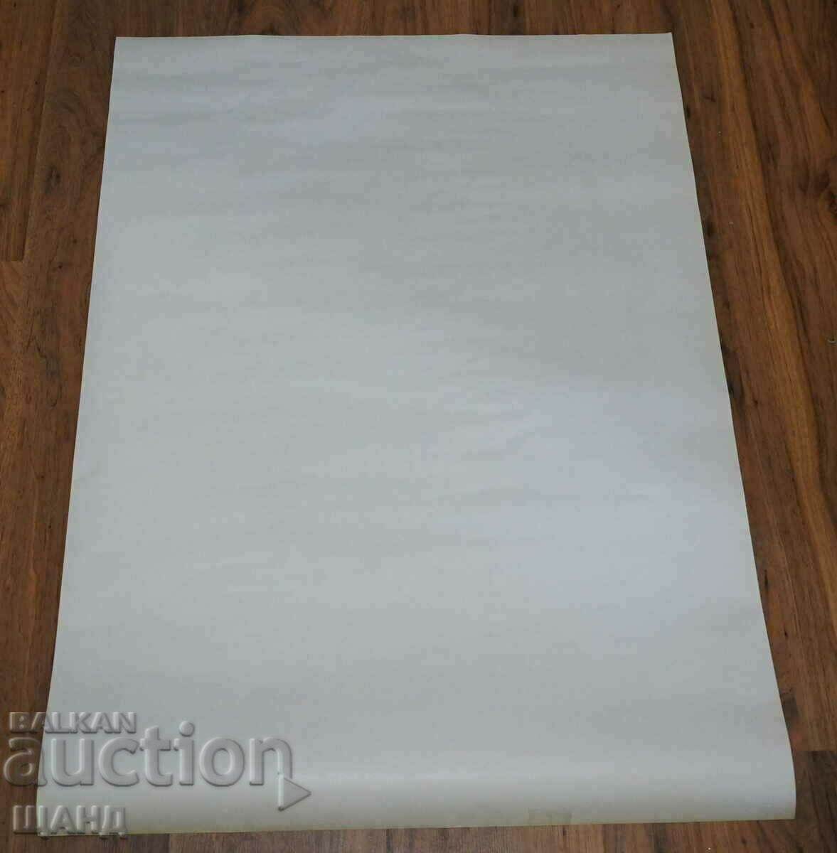 Auction  Old Original Polish Painted Poster Little Girl