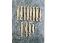 8 pcs. Stand Stands for utensils Ivory
