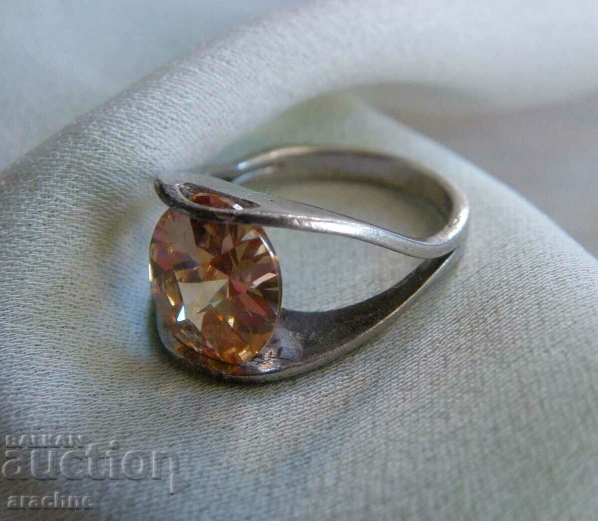 Old Western European silver ring with large tourmaline with price 110.00 BGN | € 56.24 Old Western European silver ring with large tourmaline with price 110.00 BGN | € 56.24