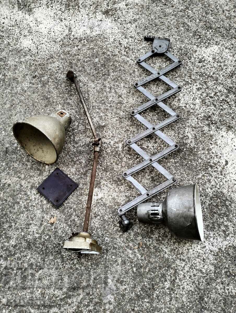 Old industrial lamps