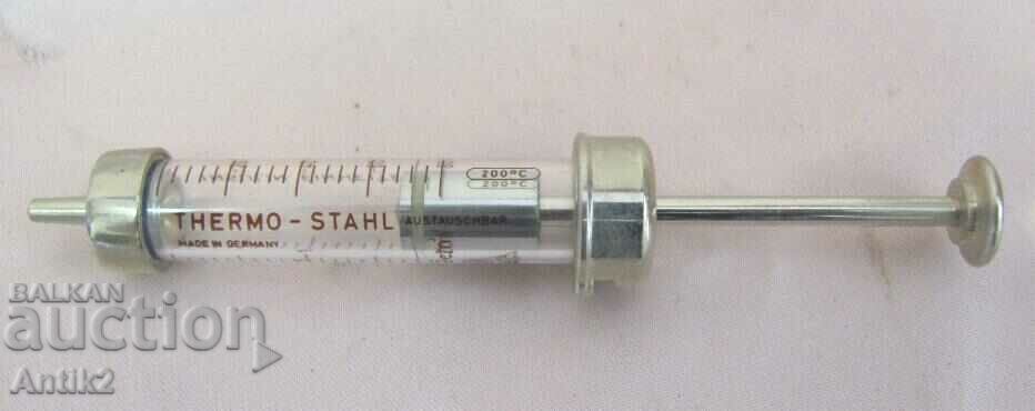 WWII Medical Syringe 2cc INJECTA - 5