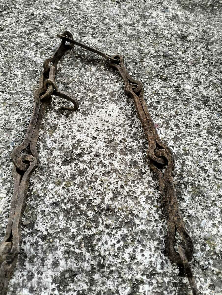 Delivery of Old wrought iron hearth chain Delivery of Old wrought iron hearth chain