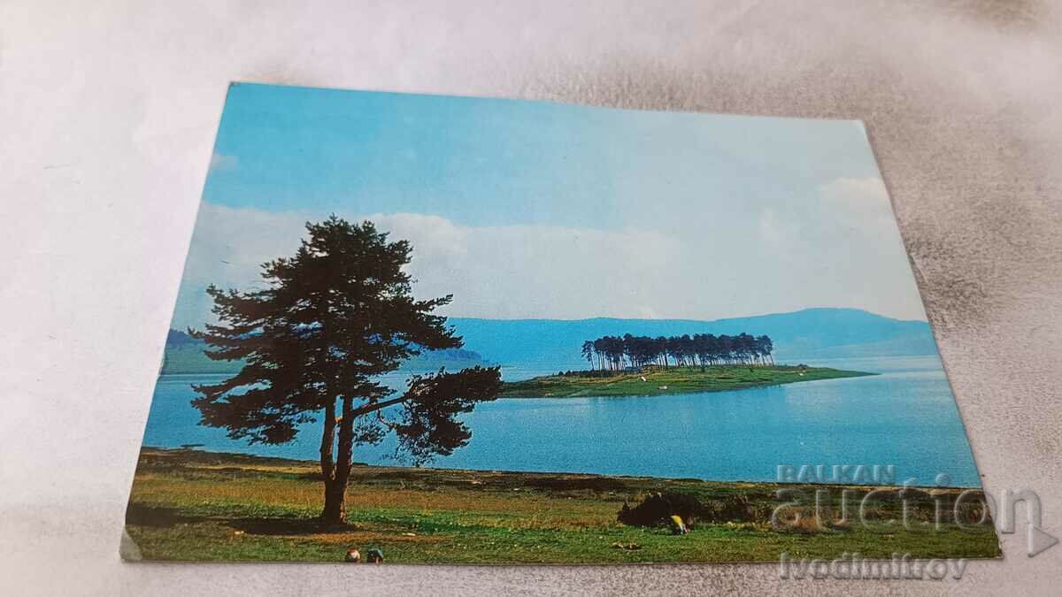 Пощенска картичка Язовир Батак 1984