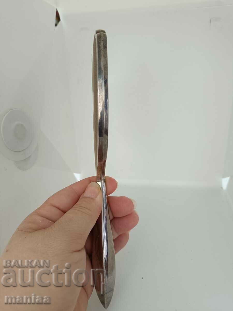 Birmingham Crystal Silver Marked Mirror 1929 with price 230.00 BGN | € 117.60