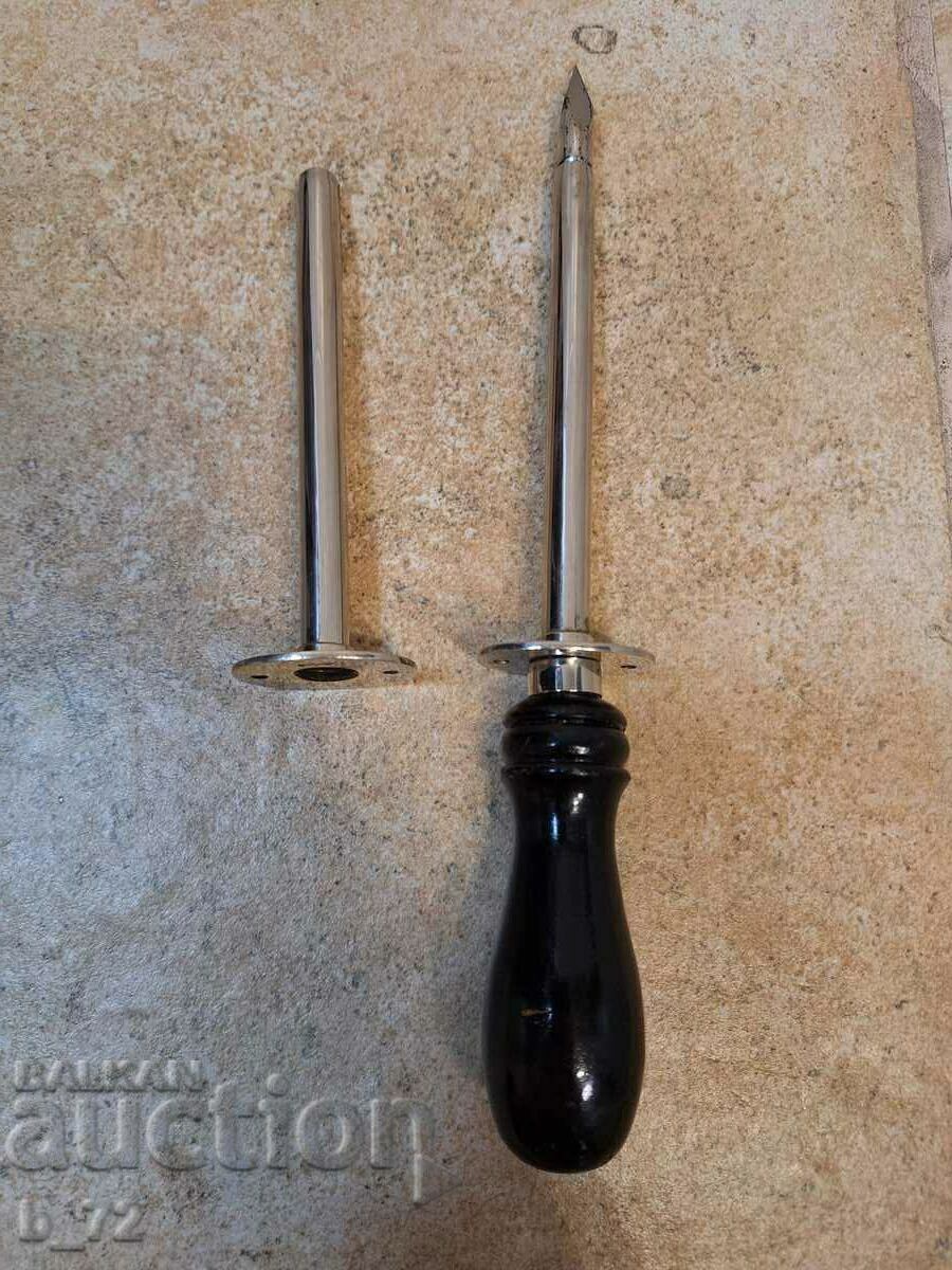 Old veterinary medical trocar, stylet, awl, cannulas - 6 Old veterinary medical trocar, stylet, awl, cannulas - 6