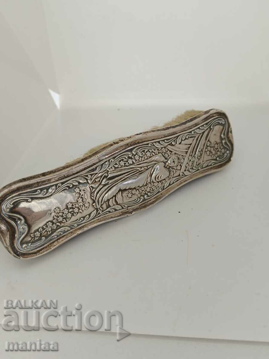 Delivery of Beautiful Silver Brush Birmingham 1908 Delivery of Beautiful Silver Brush Birmingham 1908