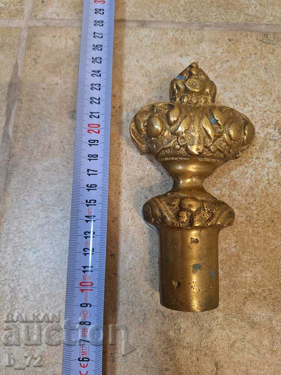 Old brass solid detail, crown, tip with price 42.00 BGN | € 21.47 Old brass solid detail, crown, tip with price 42.00 BGN | € 21.47