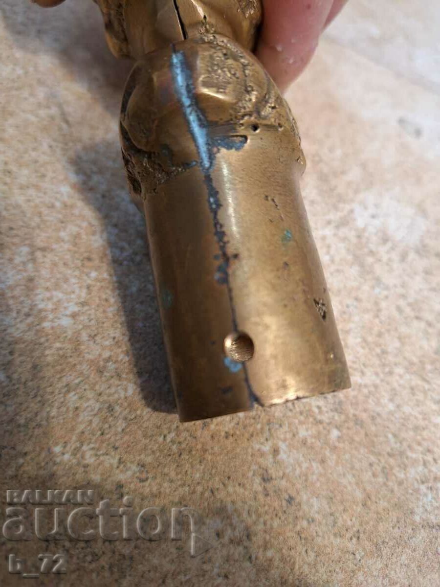 Delivery of Old brass solid detail, crown, tip Delivery of Old brass solid detail, crown, tip