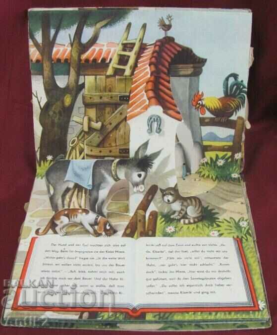 Auction 1969 Children's Book Kubasta The Bremen Town Musicians 3D Auction 1969 Children's Book Kubasta The Bremen Town Musicians 3D
