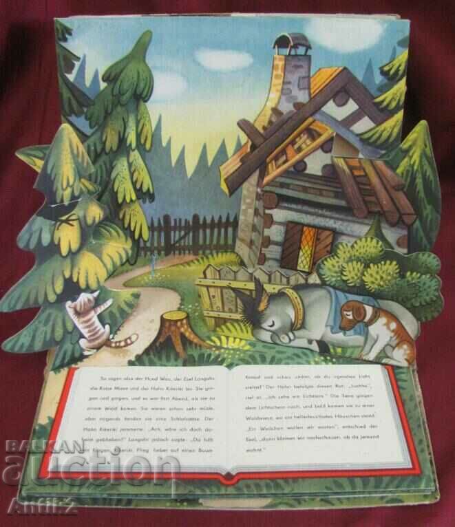 Delivery of 1969 Children's Book Kubasta The Bremen Town Musicians 3D Delivery of 1969 Children's Book Kubasta The Bremen Town Musicians 3D