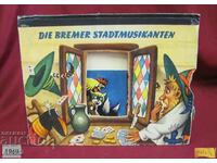 1969 Children's Book Kubasta The Bremen Town Musicians 3D