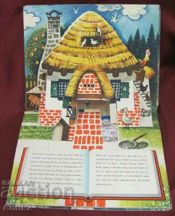 Licitație 1969 Cartea pentru copii The Cube Fisherman and the Goldfish 3D