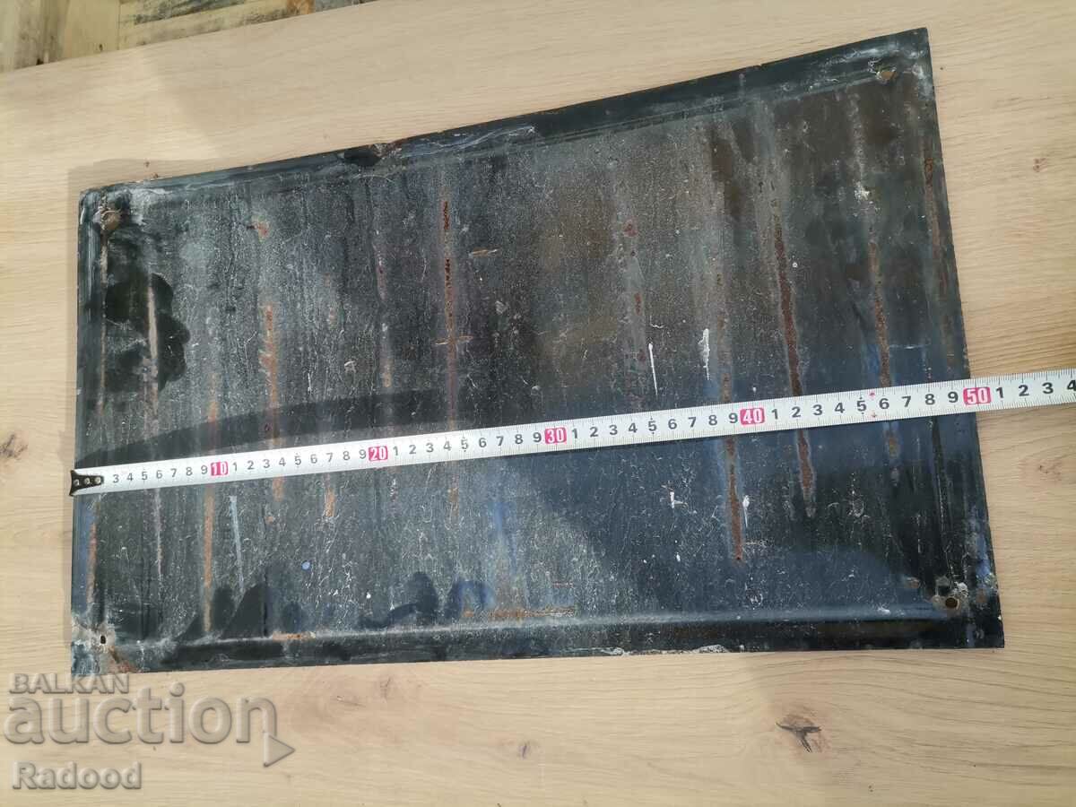 Auction Enamel plate Auction Enamel plate