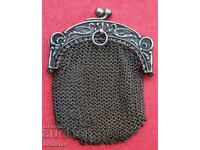 Art Nouveau small silver purse