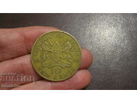 Кения 10 цента  1971 год