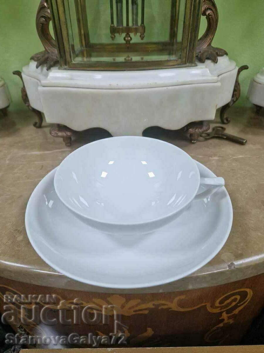 A wonderful antique designer porcelain double set with price 244.00 BGN | € 124.76 A wonderful antique designer porcelain double set with price 244.00 BGN | € 124.76