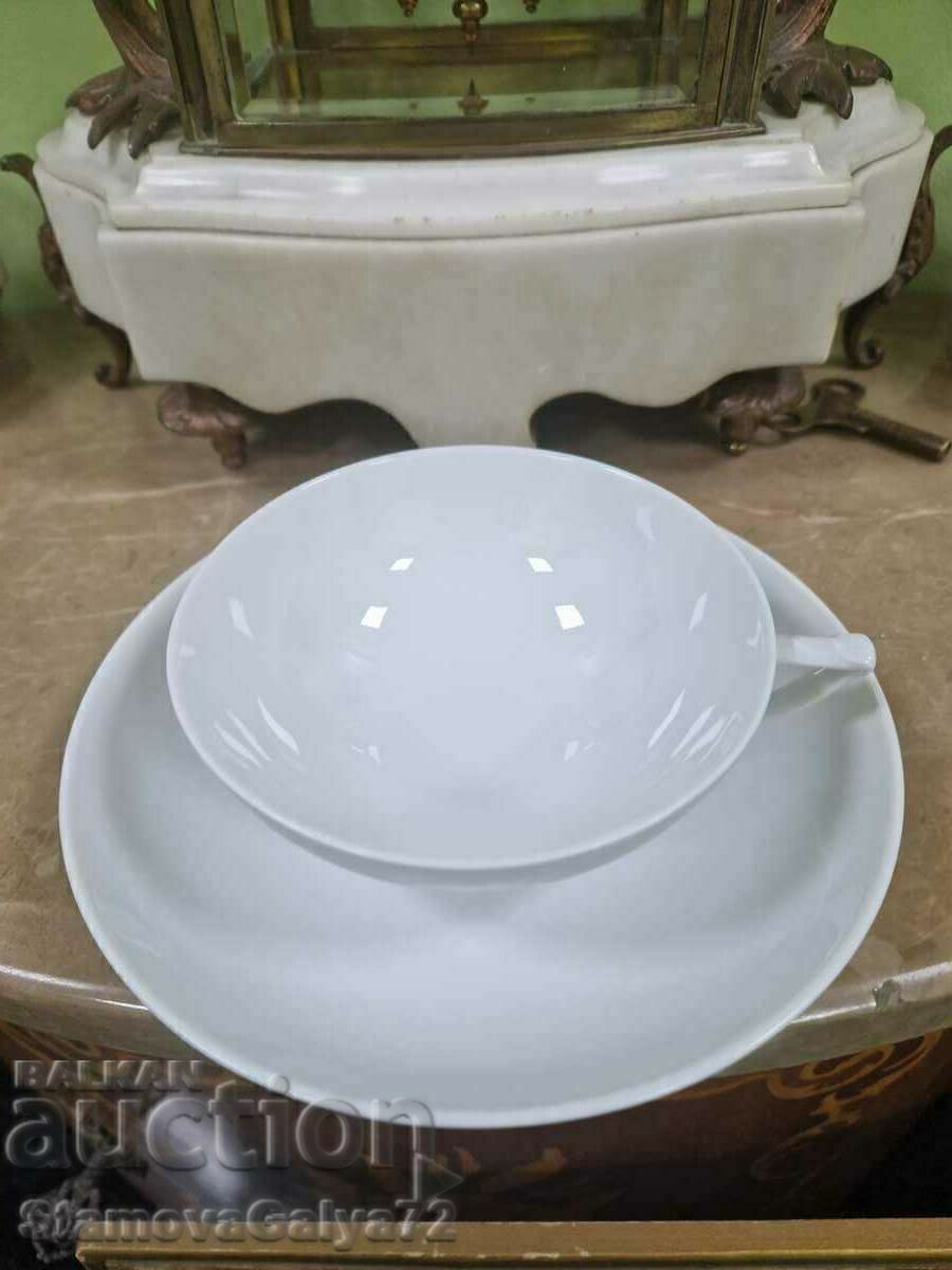 Licitație Un minunat set dublu din porțelan de designer antic