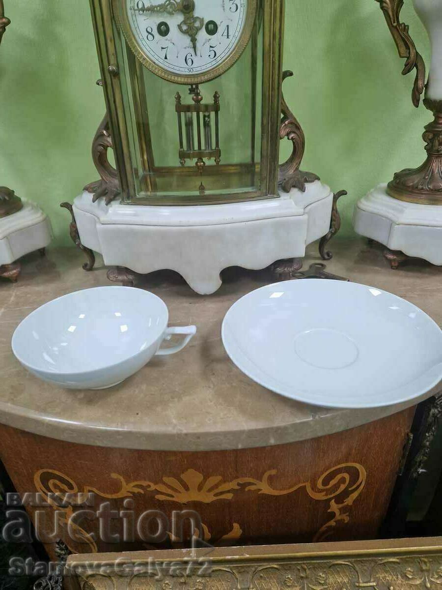 Un minunat set dublu din porțelan de designer antic - 5