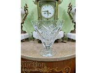 An incredibly beautiful antique crystal vase