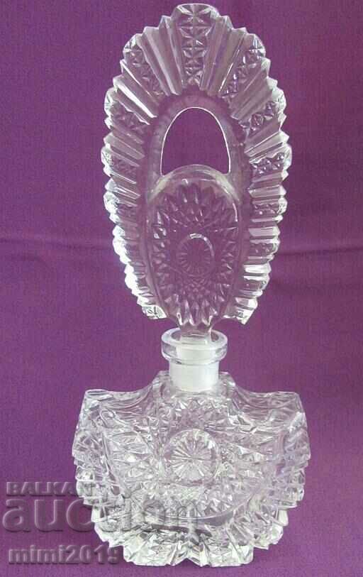 Art Deco Crystal Perfume Bottle