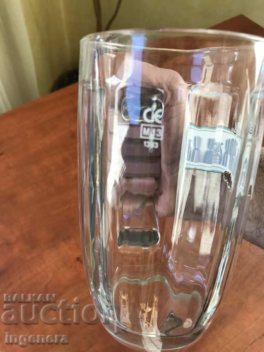 BEER GLASS GLASS 500 ML. with price 5.00 BGN | € 2.56 BEER GLASS GLASS 500 ML. with price 5.00 BGN | € 2.56