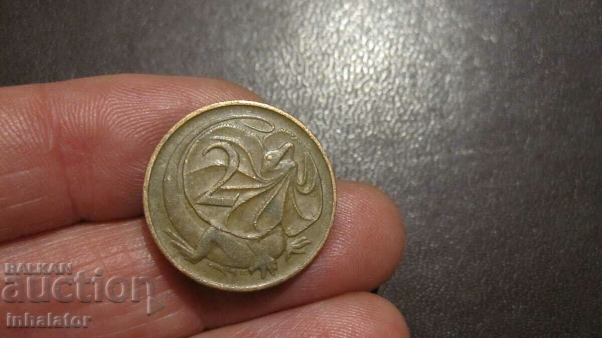 1966 год Австралия 2 цента - Гущер