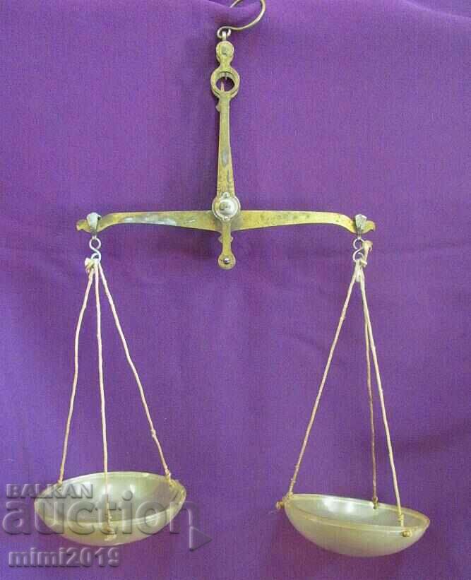19th Century Bronze Medical Apothecary Scales with Grams with price 125.00 BGN | € 63.91