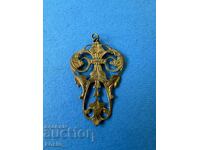 Стара позлатена висулка