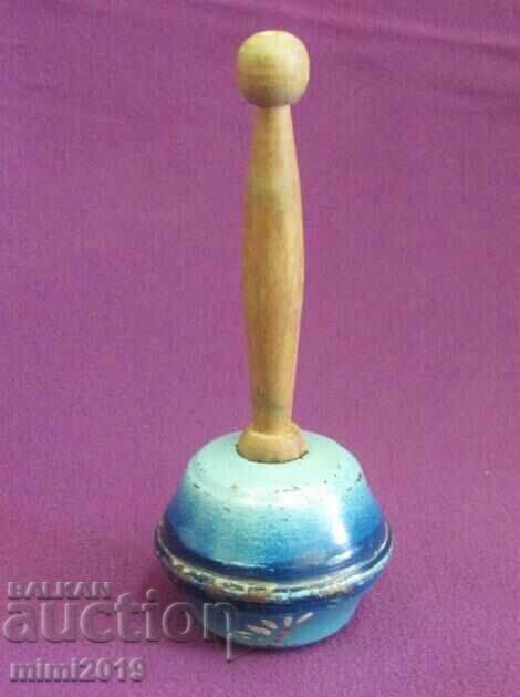 19th century Antique Metal and Wood Baby Rattle with price 25.00 BGN | € 12.78