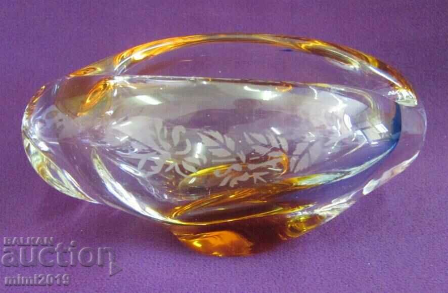 Delivery of Vintich Crystal Glass Ashtray