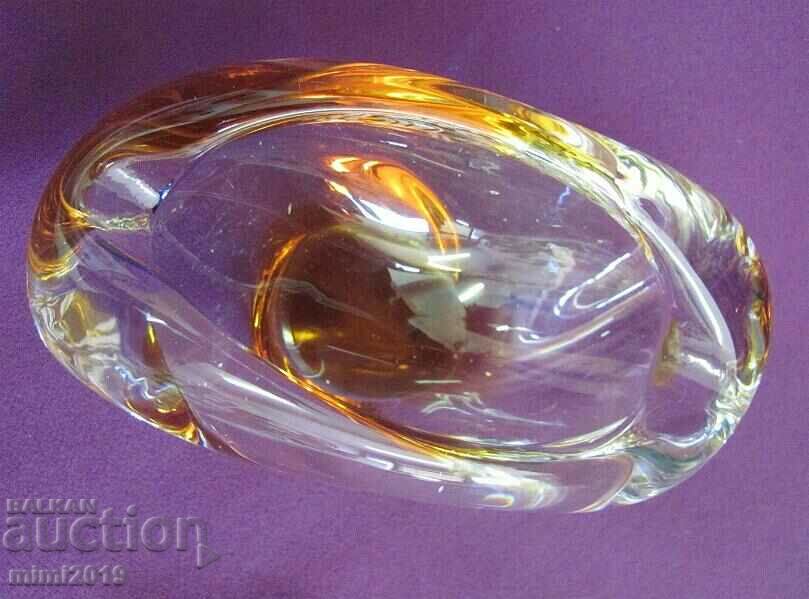 Vintich Crystal Glass Ashtray - 7