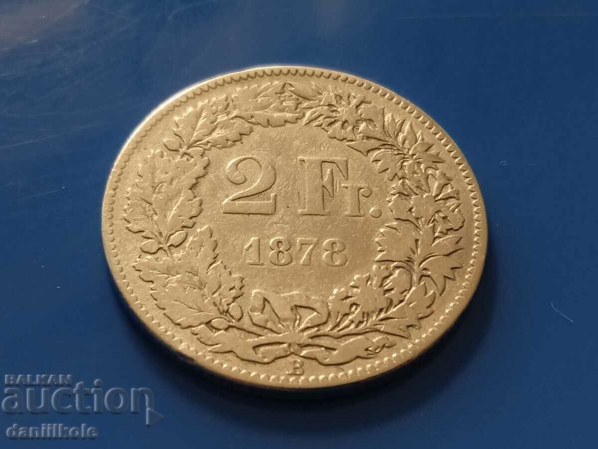 Delivery of *$*Y*$* SWITZERLAND 2 FRANC 1878 SILVER - EXCELLENT *$*Y*$* Delivery of *$*Y*$* SWITZERLAND 2 FRANC 1878 SILVER - EXCELLENT *$*Y*$*