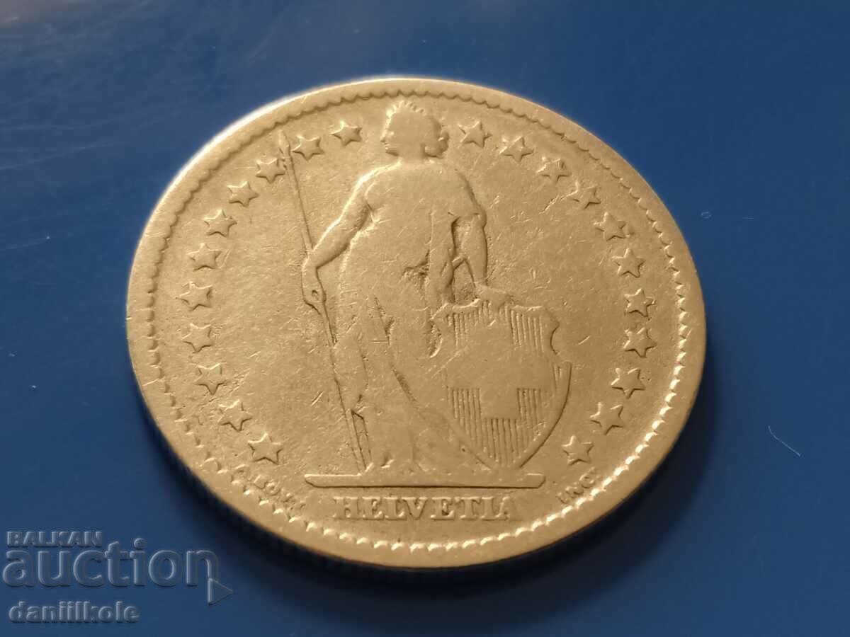 *$*Y*$* SWITZERLAND 2 FRANC 1878 SILVER - EXCELLENT *$*Y*$* - 7 *$*Y*$* SWITZERLAND 2 FRANC 1878 SILVER - EXCELLENT *$*Y*$* - 7