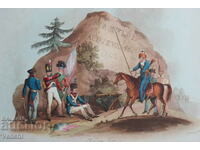 1814 - ENGRAVING - BATTLE ACHIEVEMENTS
