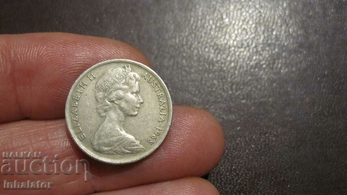1968 5 cents Australia - ECHIDNA