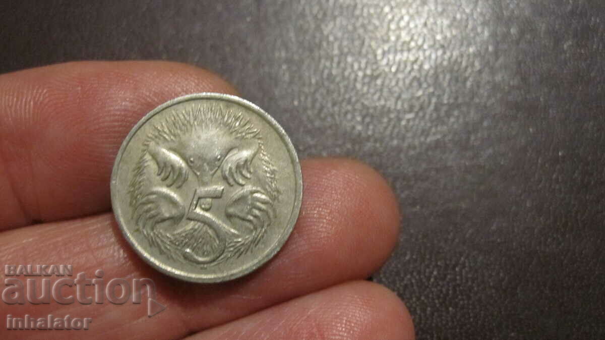 1979 5 cents Australia - ECHIDNA