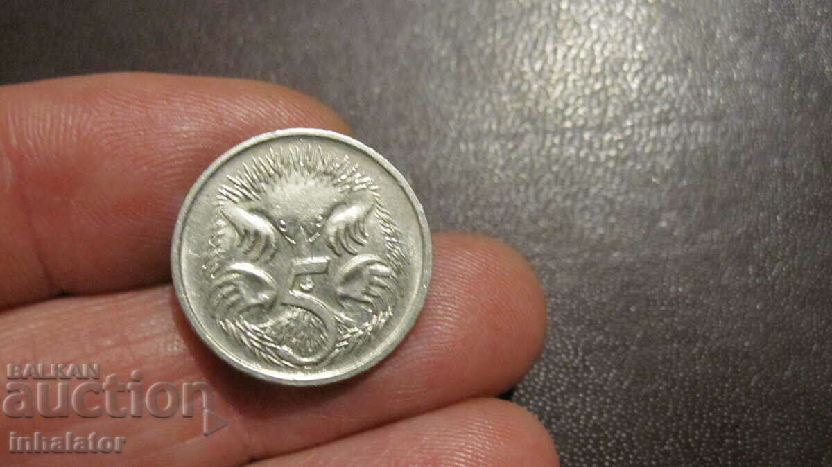 1994 год 5 цента Австралия - ЕХИДНА