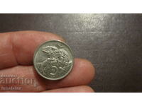 New Zealand 5 cents 1972