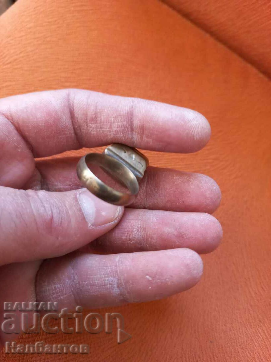 OLD RENAISSANCE LOVE RING - 6 OLD RENAISSANCE LOVE RING - 6