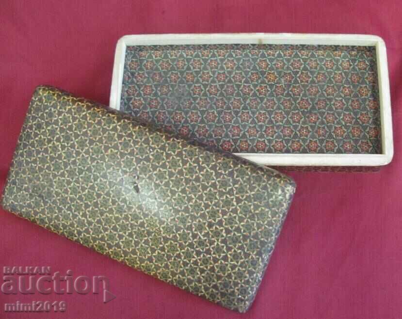 Licitație Cutie de bijuterii din lemn Vintich - incrustație