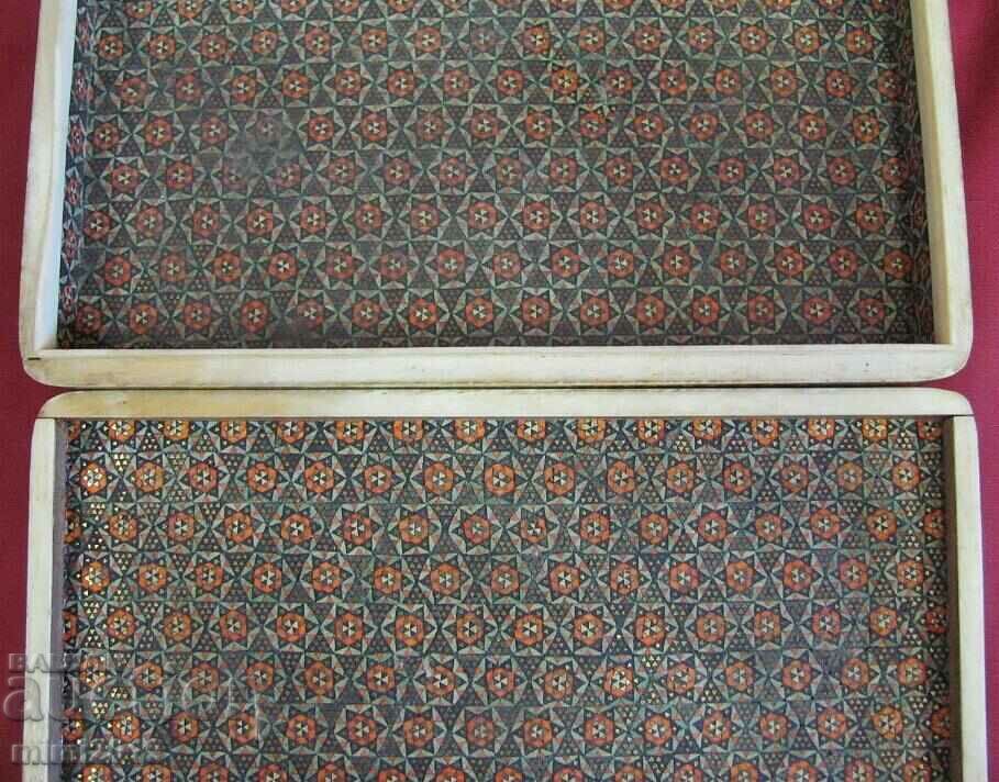 Cutie de bijuterii din lemn Vintich - incrustație - 5