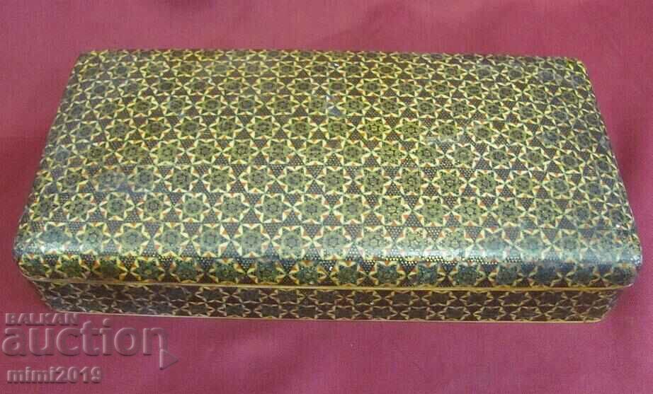 Cutie de bijuterii din lemn Vintich - incrustație - 6