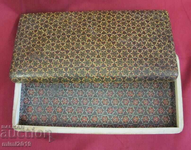 Cutie de bijuterii din lemn Vintich - incrustație - 7